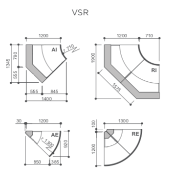 Vue angle VSR