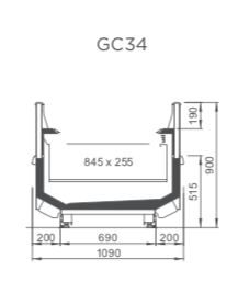 Vue coupe gc34