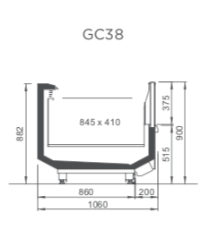 Vue coupe GC38