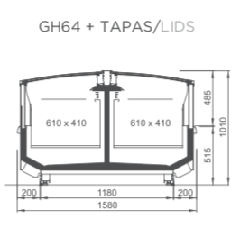 Vue coupe gh64 tapas